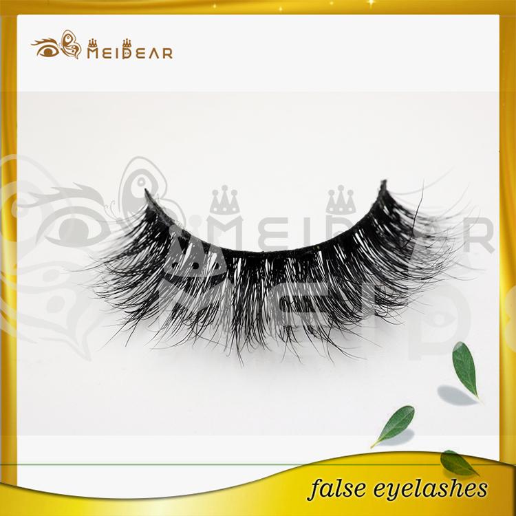 Hand made high quality 3D mink eyelashes supply in indonesia